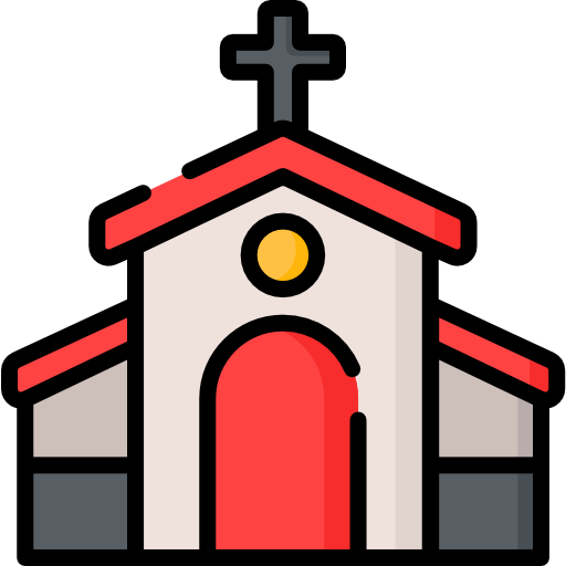 교회에 Special Lineal color icon
