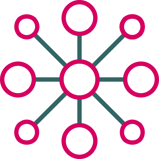 réseau Generic color outline Icône