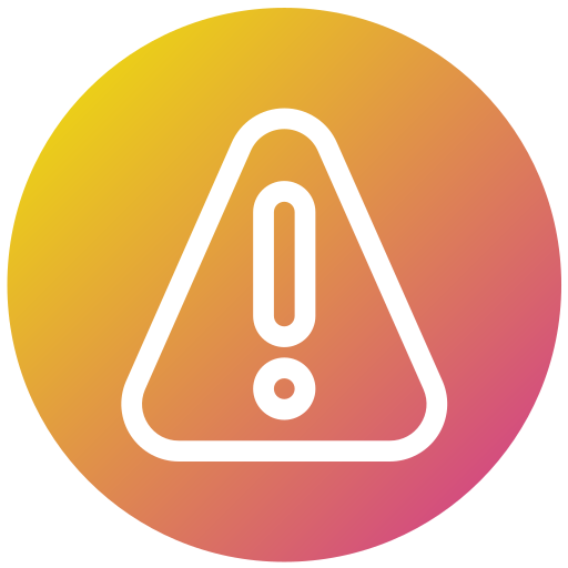 Danger Generic gradient fill icon