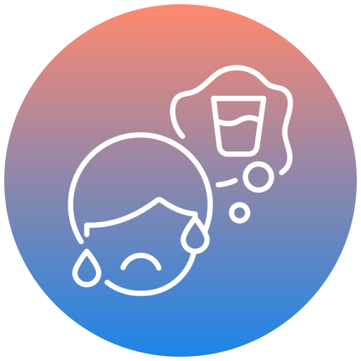 Dehydration Generic gradient fill icon