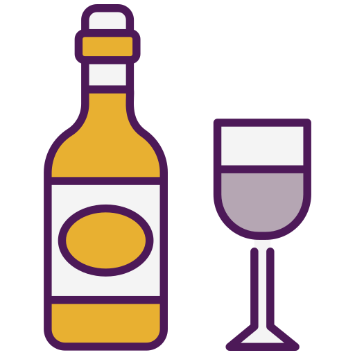 wijnfles Generic color lineal-color icoon
