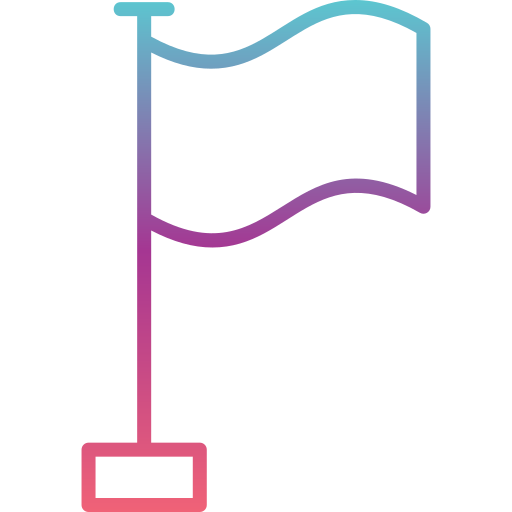 bandiera Generic gradient outline icona