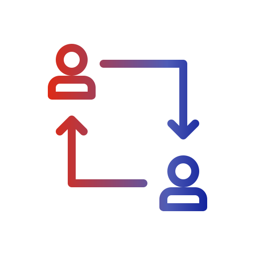 交換 Generic gradient outline icon