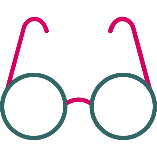 Óculos Generic color outline Ícone
