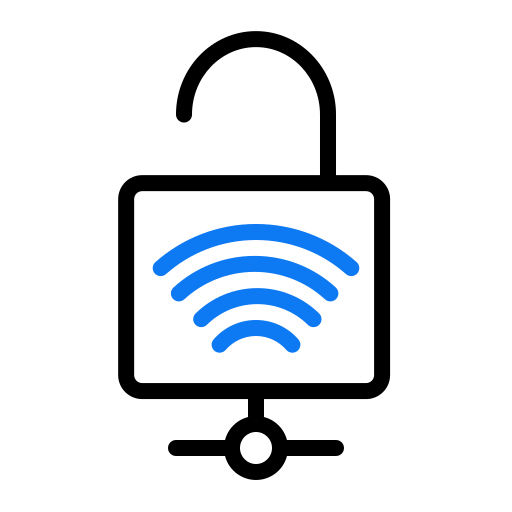 Secured connection Generic color outline icon