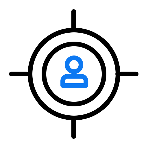 Target Generic color outline icon