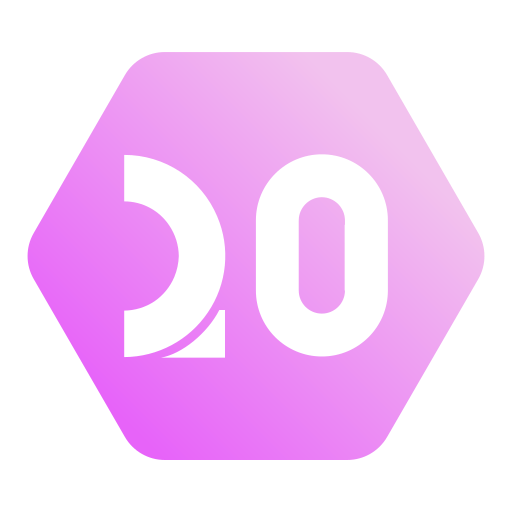 Twenty Generic gradient fill icon