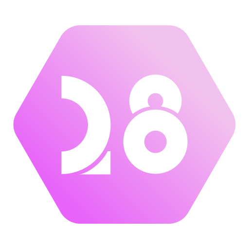 Twenty eight Generic gradient fill icon