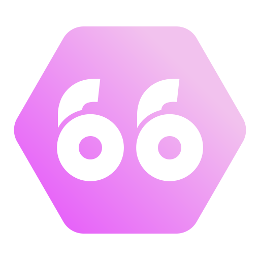 Sixty six Generic gradient fill icon