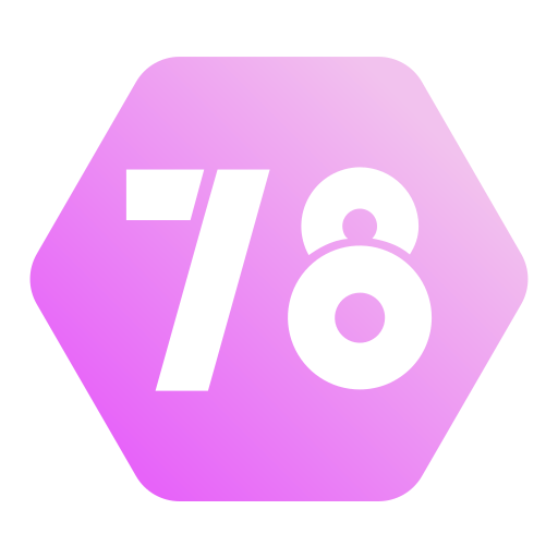 Seventy eight Generic gradient fill icon