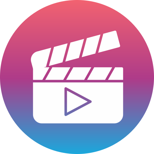 film Generic gradient fill icon