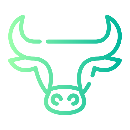 vaca Generic gradient outline icono