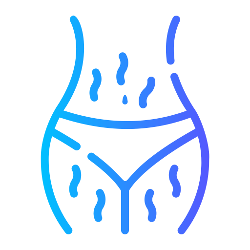 Stretch marks Generic gradient outline icon