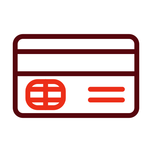 tarjeta bancaria Generic color outline icono