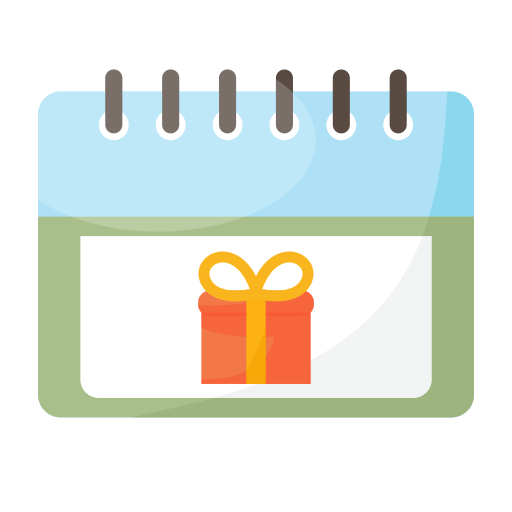 Calendar Generic color fill icon