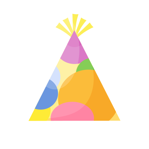 Party hat Generic color fill icon