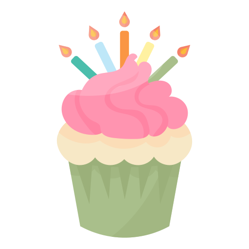 Cupcake Generic color fill icon