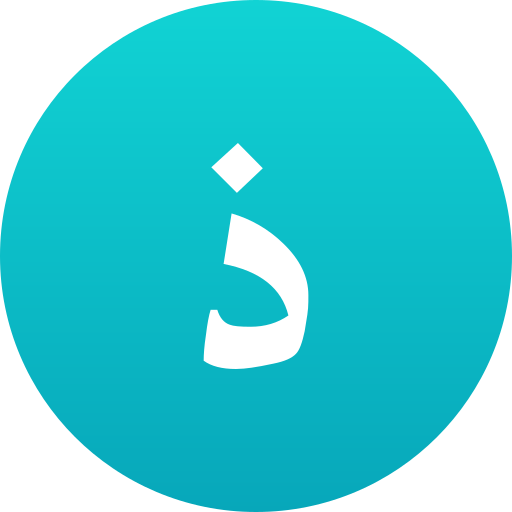 symbol arabski Generic gradient fill ikona