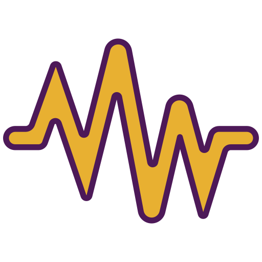 Звуковая волна Generic color lineal-color иконка