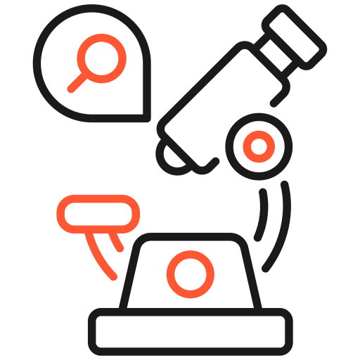 microscope Generic color outline Icône