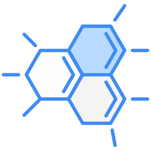 estructura molecular Generic color lineal-color icono