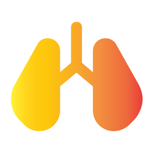 poumons Generic gradient fill Icône