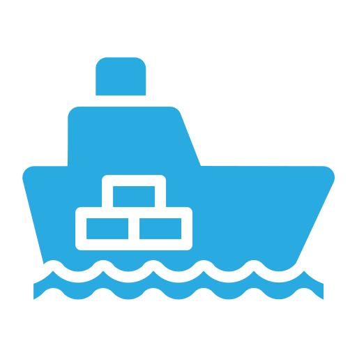 Cargo boat Generic color fill icon