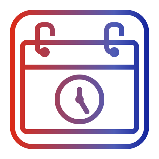 Calendar Generic gradient outline icon