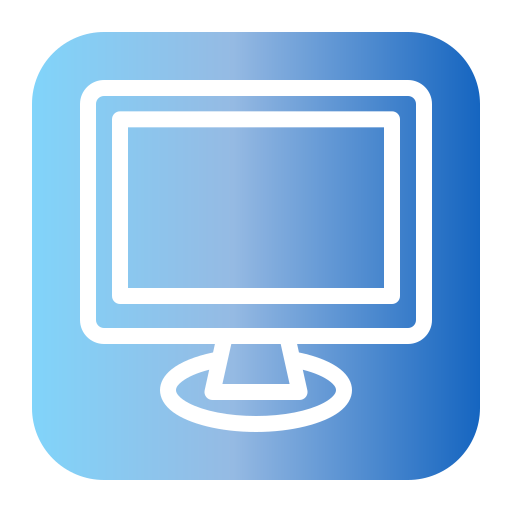 Desktop Generic gradient fill icon