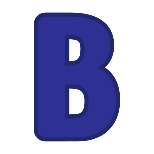 letra b Generic color lineal-color icono