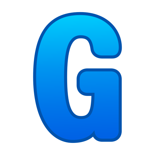 litera g Generic gradient lineal-color ikona