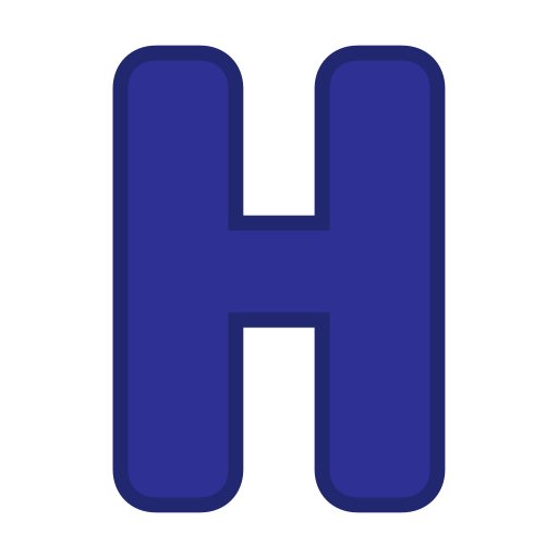 lettre h Generic color lineal-color Icône