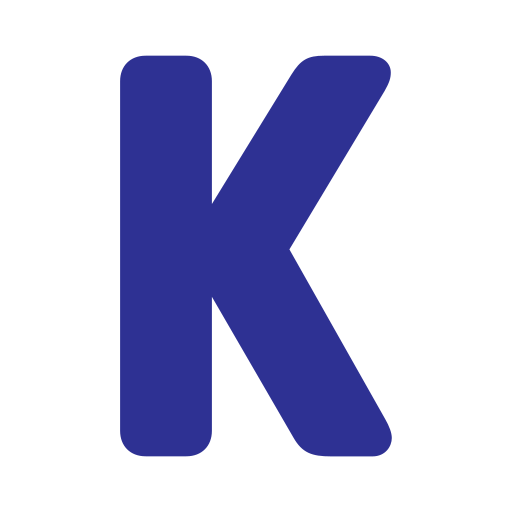 letra k Generic color fill icono