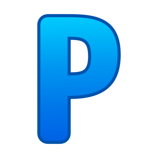 편지 p Generic gradient lineal-color icon