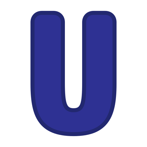 litera u Generic color lineal-color ikona