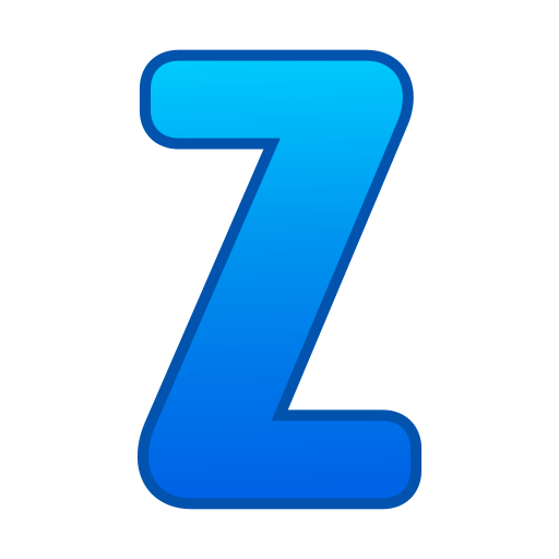 letra z Generic gradient lineal-color icono