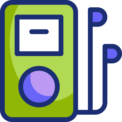 Mp3 player Basic Accent Lineal Color icon