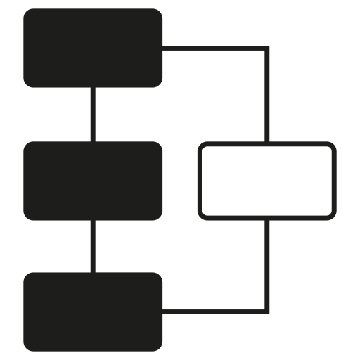 diagrama Generic outline Ícone