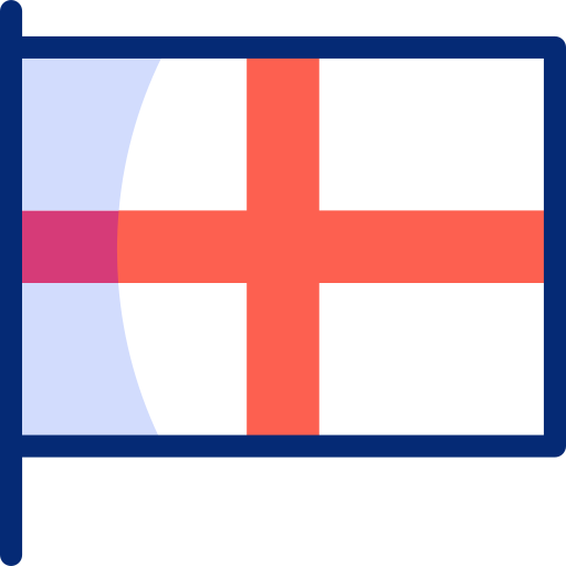 inglaterra Basic Accent Lineal Color icono