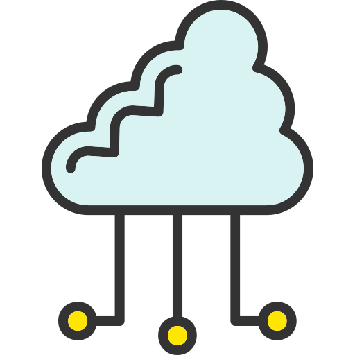 cloud computing Generic color lineal-color Icône