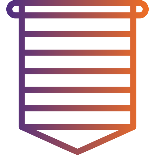 Flag Generic gradient outline icon