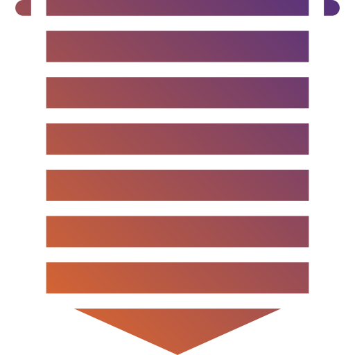 bandiera Generic gradient fill icona