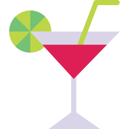 cocktail Generic color fill icoon