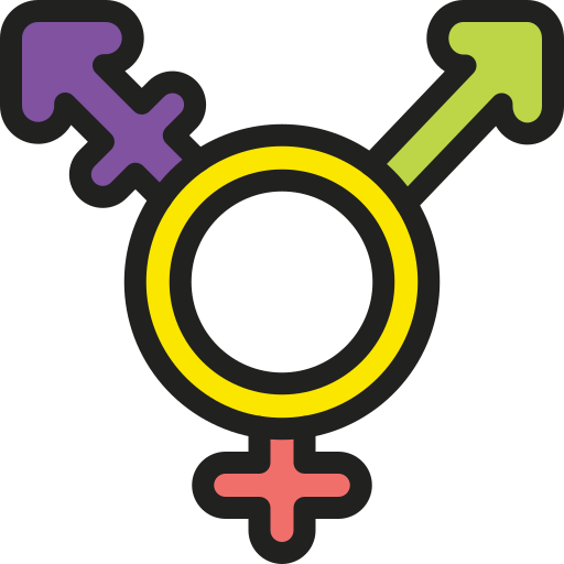 transgender Generic color lineal-color icoon