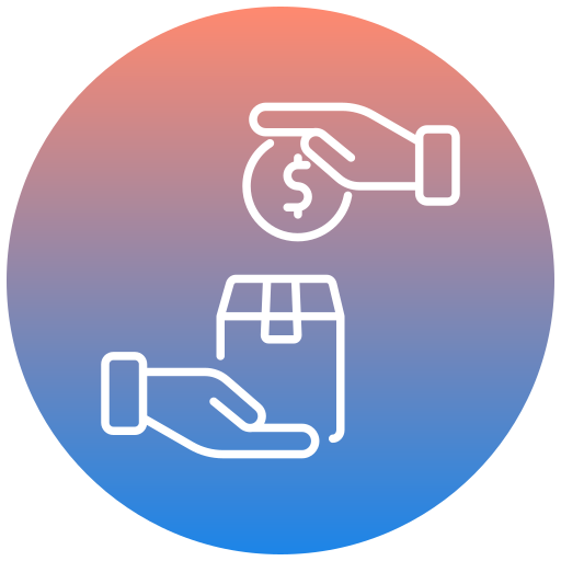 Cash on delivery Generic gradient fill icon