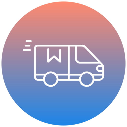 Delivery free Generic gradient fill icon