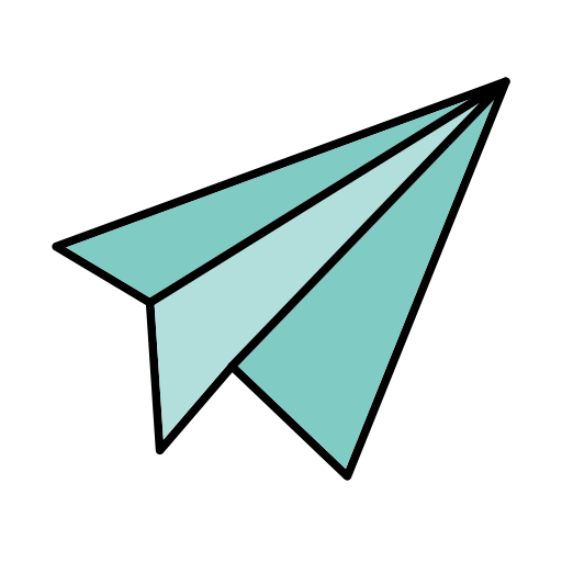 papieren vliegtuig Generic color lineal-color icoon