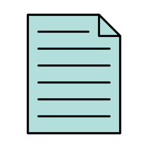 fichier de documents Generic color lineal-color Icône