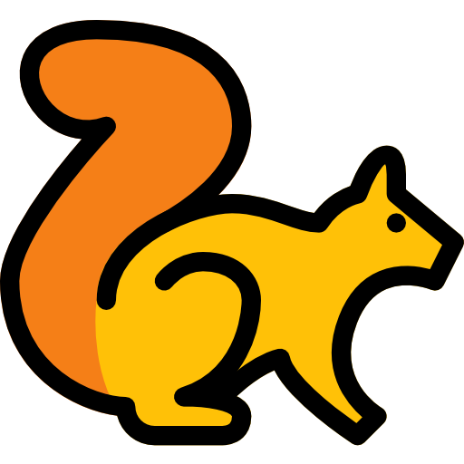 Squirrel Pixel Perfect Lineal Color icon