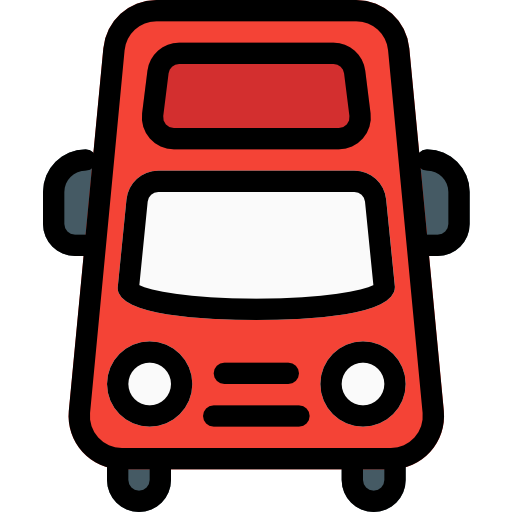 Bus Pixel Perfect Lineal Color icon